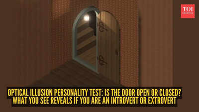 Optical illusion personality test: Is the door open or closed? What you see reveals if you are an introvert or extrovert