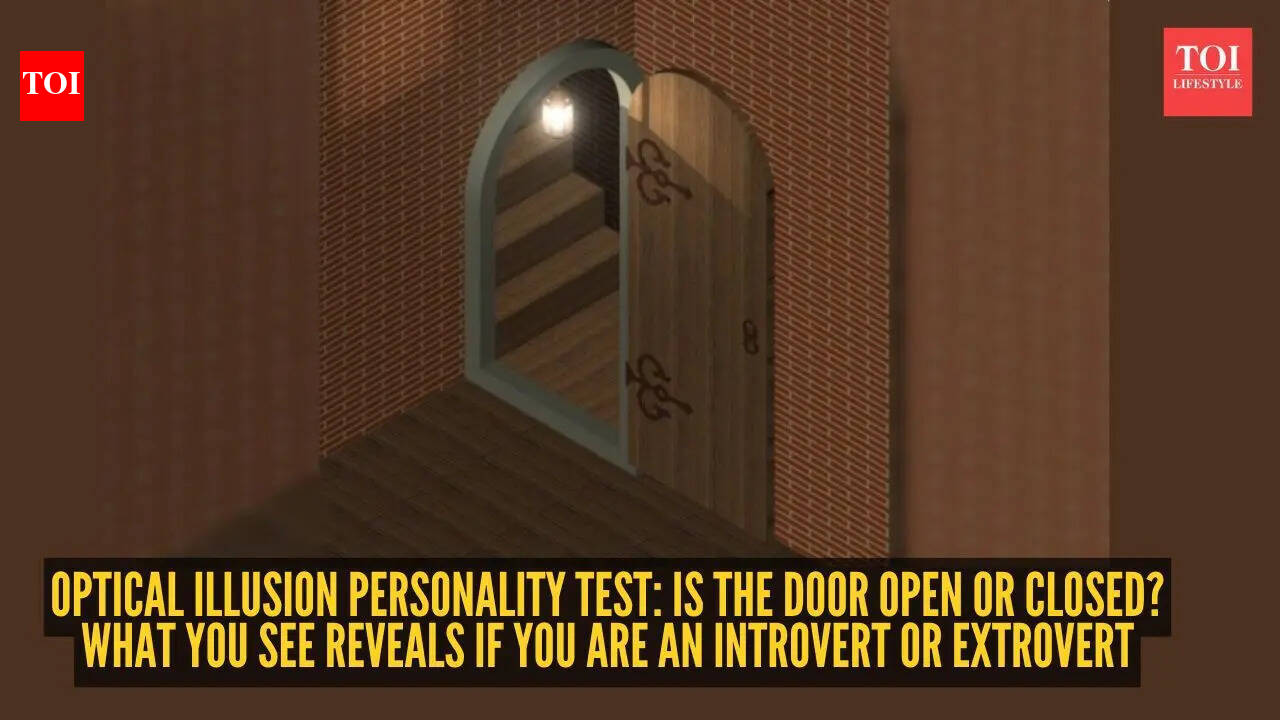 Optical illusion personality test: Is the door open or closed? What you see reveals if you are an introvert or extrovert