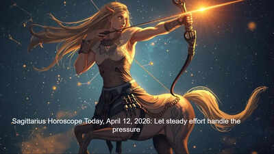 Sagittarius Horoscope Today, April 12, 2026: Let steady effort handle the pressure