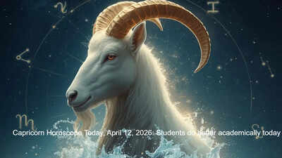Capricorn Horoscope Today, April 12, 2026: Students do better academically today