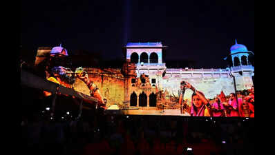 Light and sound show back at Lalita Ghat after months-mong hiatus