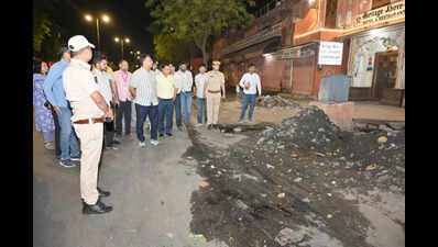 Midnight inspection exposes poor sanitation, hanging cables