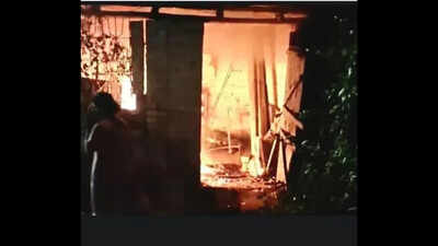 Political worker’s house set ablaze in Bhagalpur; kin escape unhurt
