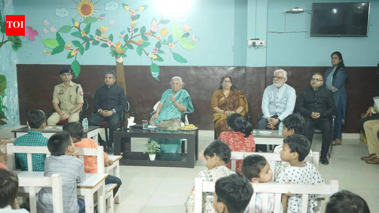 ‘Study well, be good’: Guv inspires Bal Grih kids