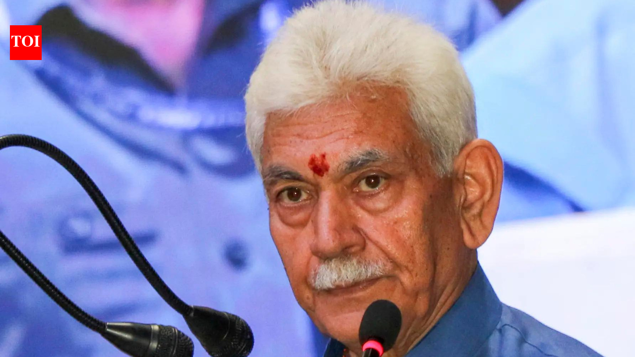 Nasha Mukt J&K: LG launches drive to cut off Pak supply, swift punishment for peddlers | India News – The Times of India