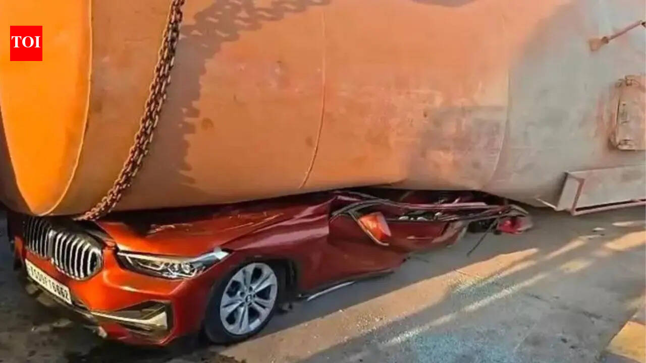 Hyderabad advocate killed as tanker overturns on BMW