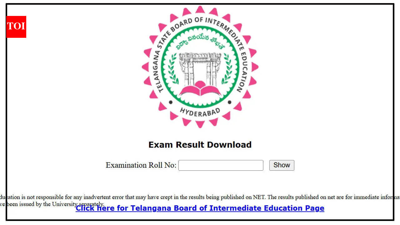 टीएस इंटर प्रथम और द्वितीय वर्ष के परिणाम 2026: तेलंगाना इंटरमीडिएट अंक ज्ञापन की जांच करने के लिए आधिकारिक और अनौपचारिक वेबसाइटें