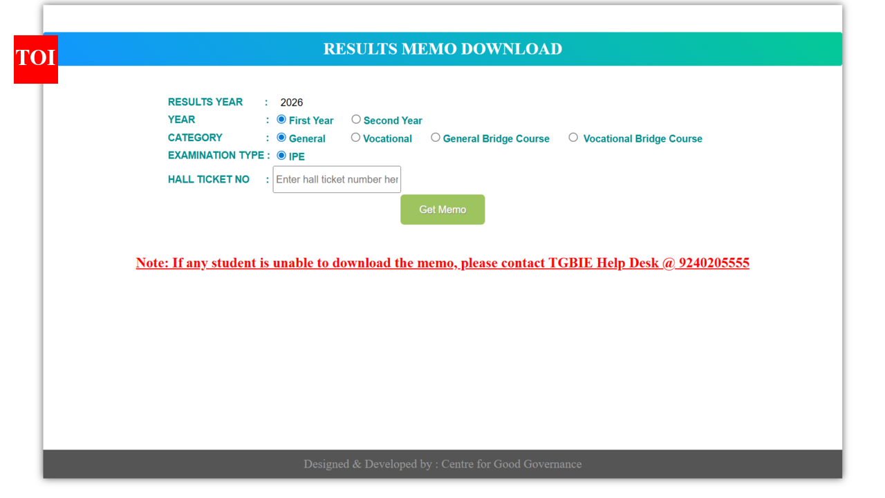 टीएस इंटर परिणाम 2026 घोषित: टीएसबीआईई प्रथम, द्वितीय वर्ष के अंक मेमो की जांच करने के लिए सीधा लिंक यहां