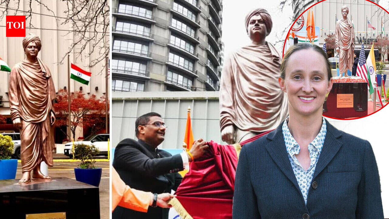 Swami Vivekananda’s First-Ever Life-Size Statue Unveiled In Seattle, US