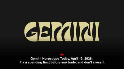 Gemini Horoscope Today, April 13, 2026: Fix a spending limit before any trade, and don’t cross it