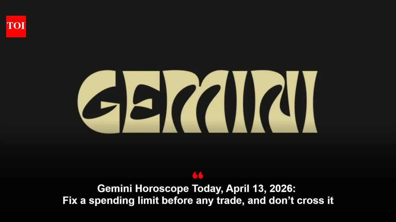 Gemini Horoscope Today, April 13, 2026: Fix a spending limit before any trade, and don’t cross it