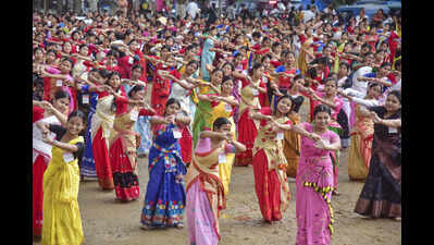 Unseasonal rain & poll fatigue dampen Bihu spirit in upper Assam