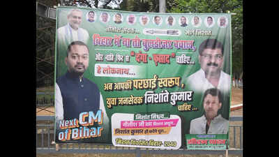 Posters project Nishant as ‘next CM’ of state