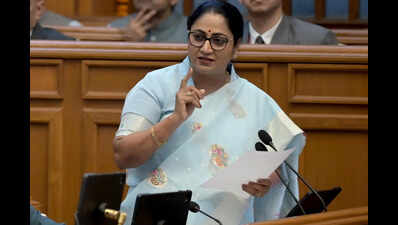 Rekha takes stock of metro and flyoverprojects; says will help ease congestion