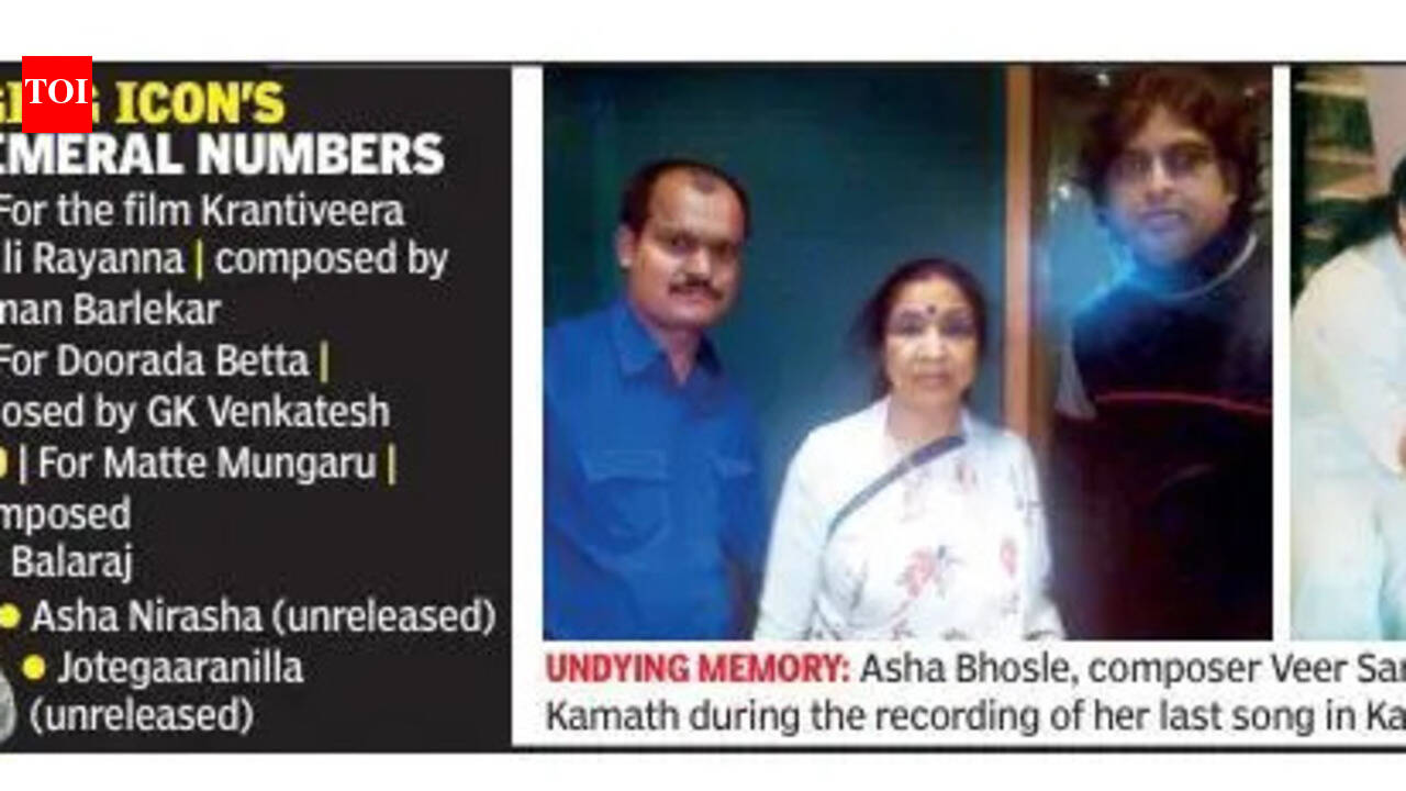 Misremembered debut and unused song: Asha Bhosle’s Kannada story