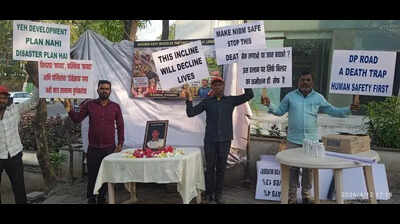 Lives lost, patience exhausted: NIBM residents take to the streets to demand safer infra
