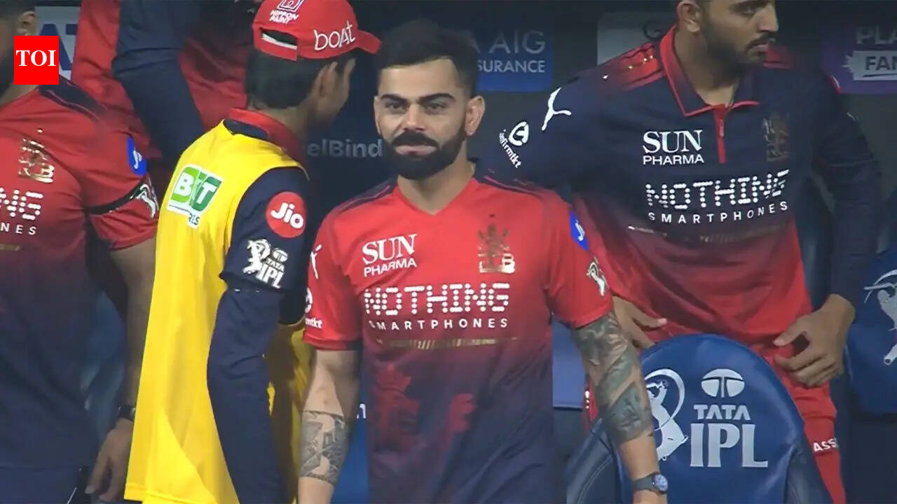 Big scare for RCB: Kohli stays off the field during MI innings, Patidar gives update