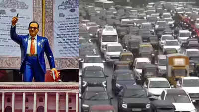 Traffic advisory issued in Mumbai ahead of Babasaheb Ambedkar Jayanti.