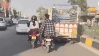 Viral video leads to arrest of 4 for sexually harassing woman on bike in Jaipur