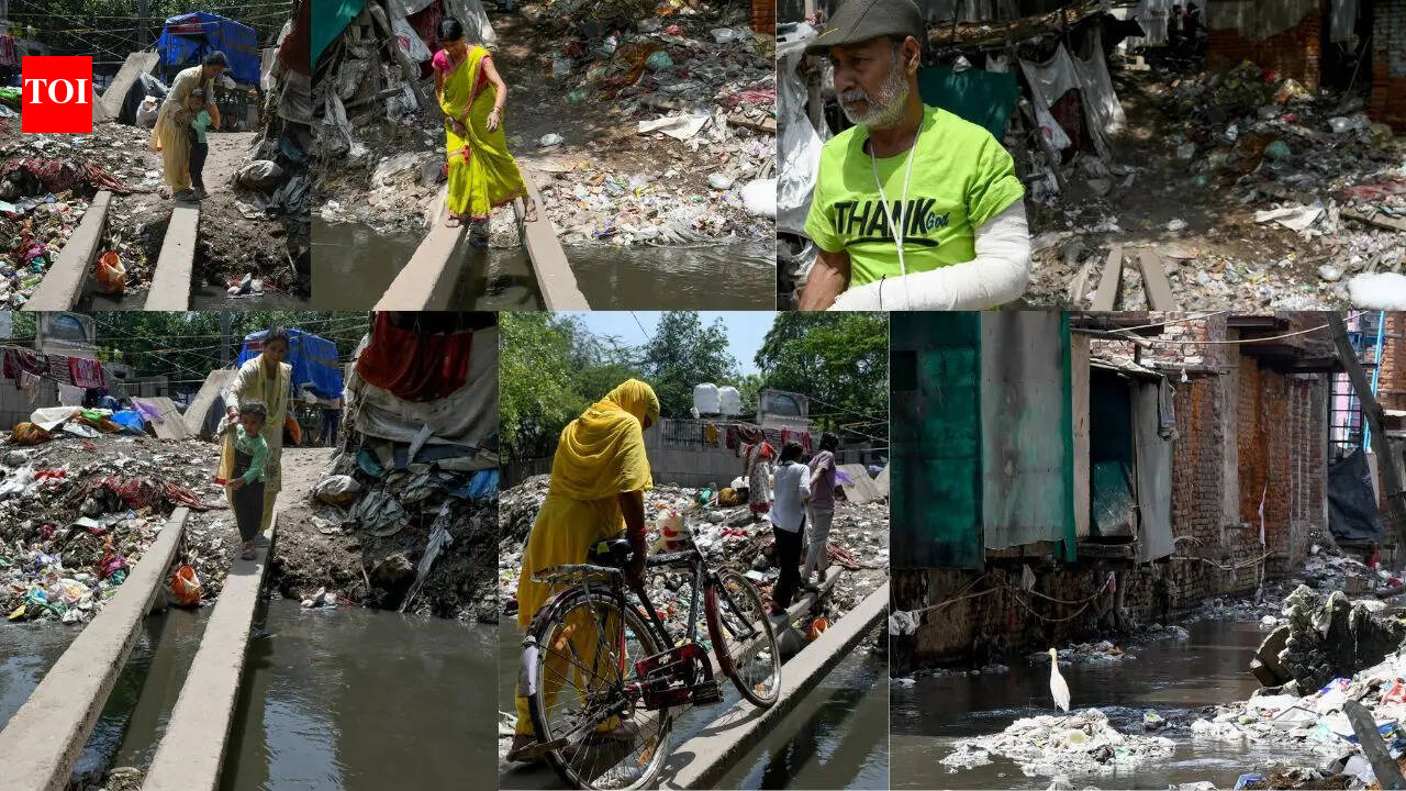 On a plank and a prayer: How two narrow cement structures, serving as a ‘shortcut bridge’, are testing survival skills