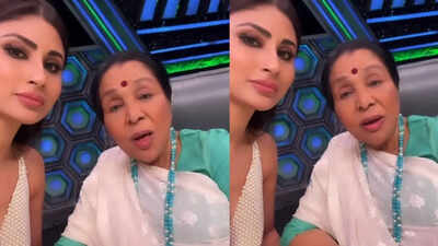 Mouni Roy shares a fond memory of late Asha Bhosle singing in Bengali; see post