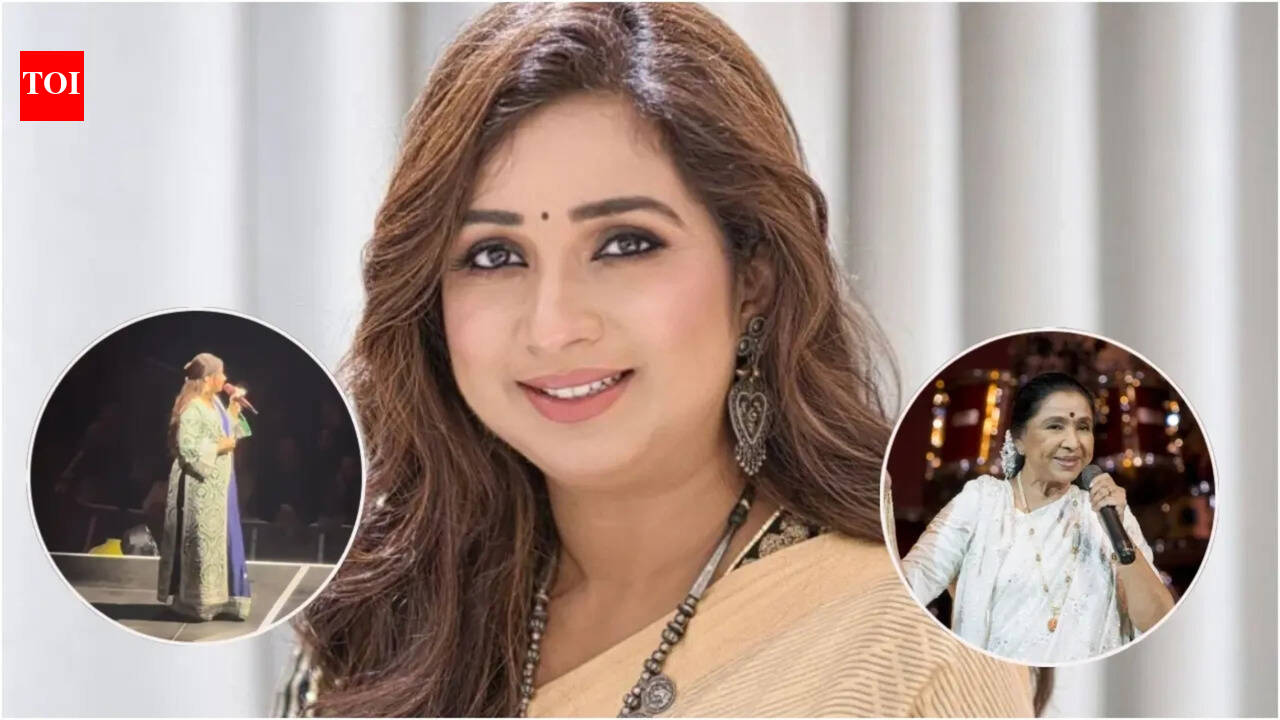 Shreya Ghoshal pays tribute to Asha Bhosle at her London concert, singing 'Abhi Na Jao', 'Do Lafzon Ki' songs - Watch