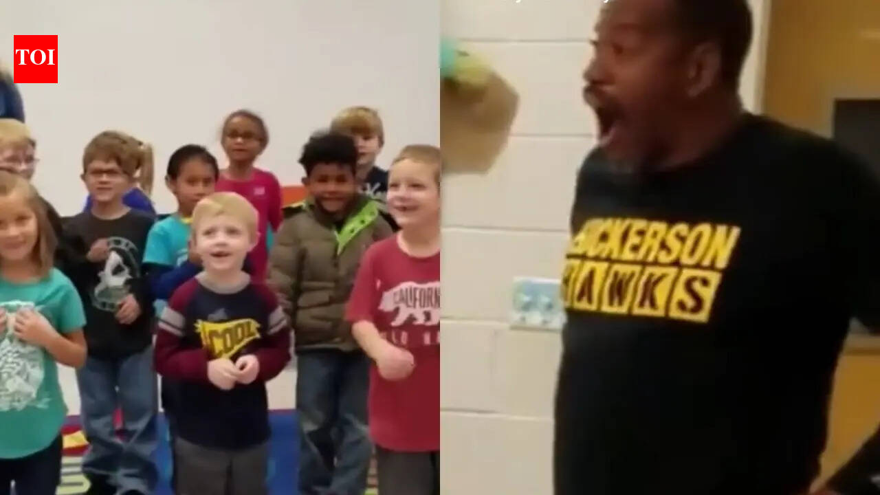 Kindergarten students learn sign language to surprise their deaf janitor on his ‘Happy Birthday’; old video resurfaces