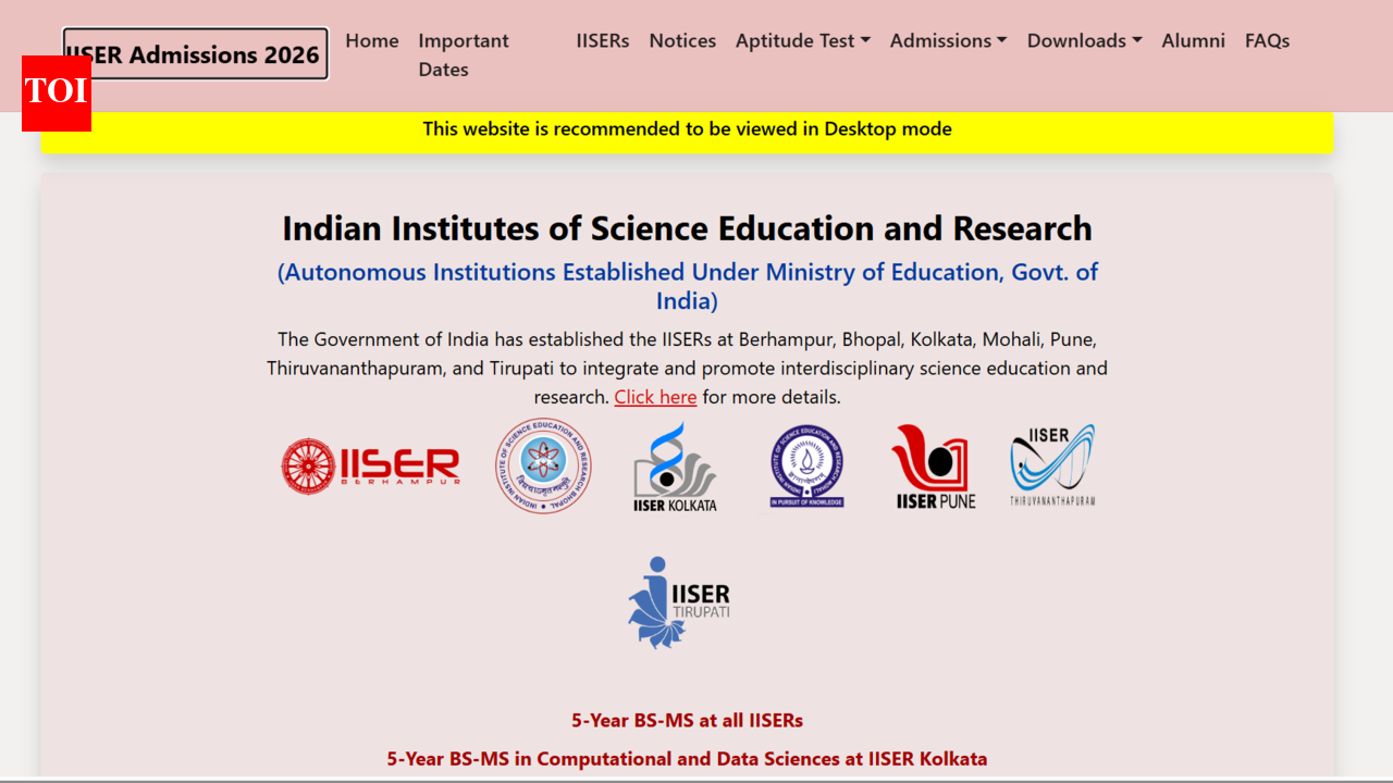 IISER IAT 2026 registration ends today: Check direct link, how to apply before deadline
