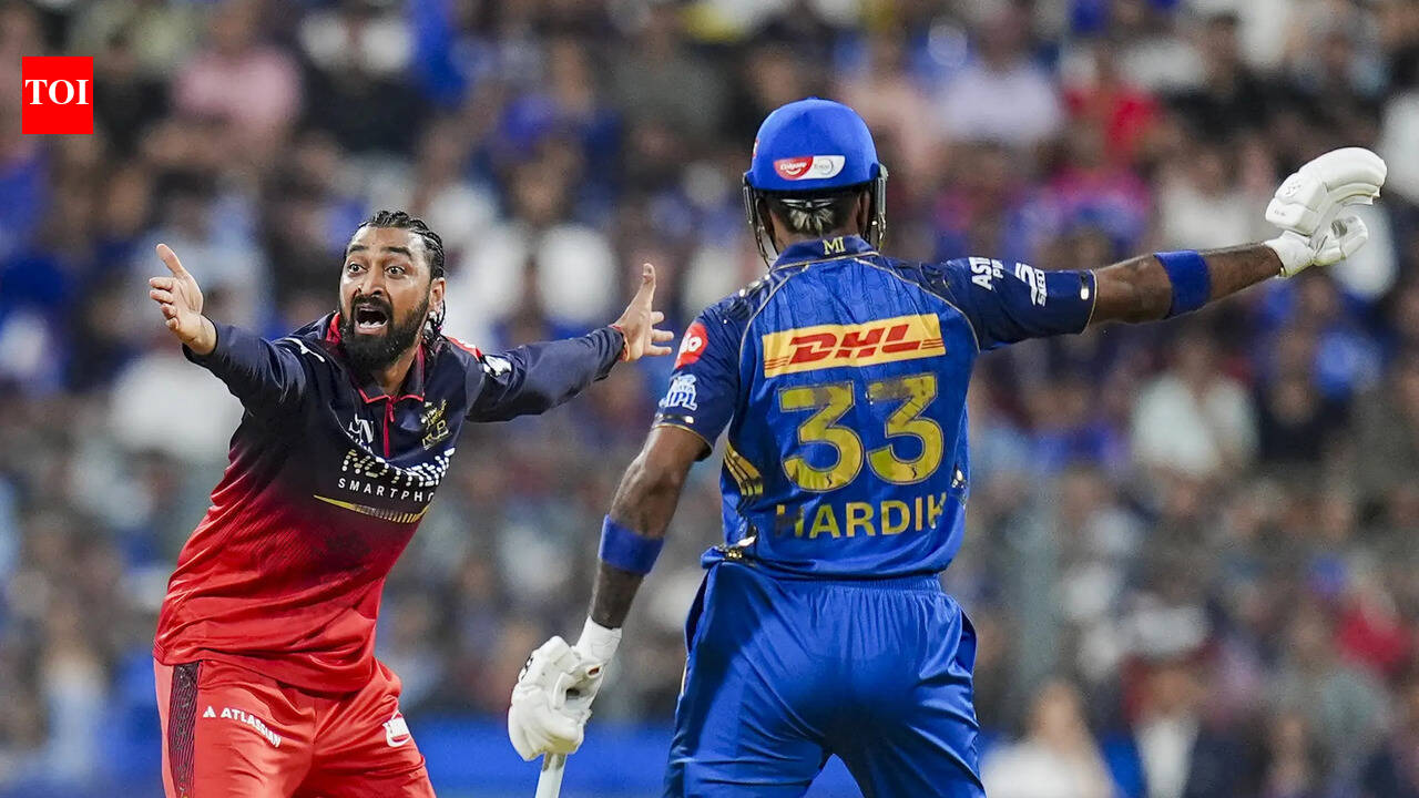 ‘One Pandya had to win’: Krunal Pandya relishes RCB victory over MI at Wankhede
