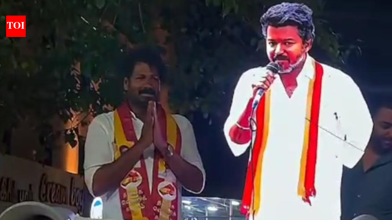 Virtual Vijay: Candidate uses holographic AI technology to compensate for TVK leader’s absence in campaigns