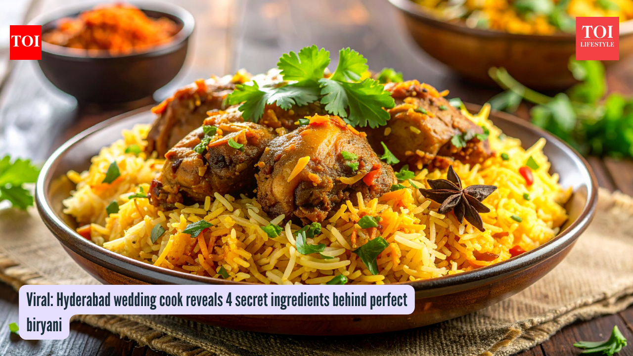Viral: Hyderabad wedding cook reveals 4 secret ingredients behind perfect biryani