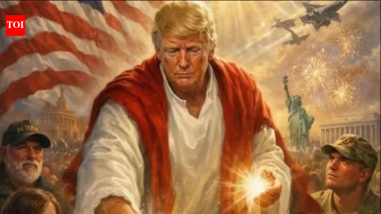 Trump deletes post of AI image depicting him as Jesus Christ-like figure