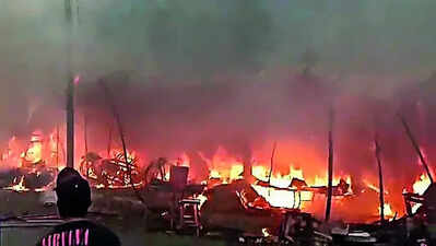 2 villages plunge into darkness after fire destroys solar power plant in West Champaran