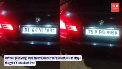 Hyderabad shocker: Drunk BMW driver uses gadget to switch number plate in seconds, lands in police custody