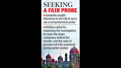 Vivekananda murder: Suneetha moves HC seeking fresh probe