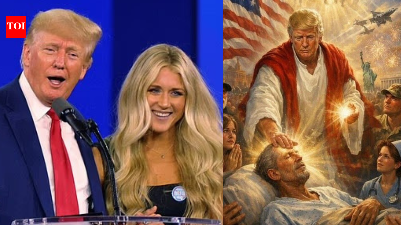 “Why he’d post this”: Riley Gaines questions Donald Trump after controversial Jesus image post as long-time supporter speaks out