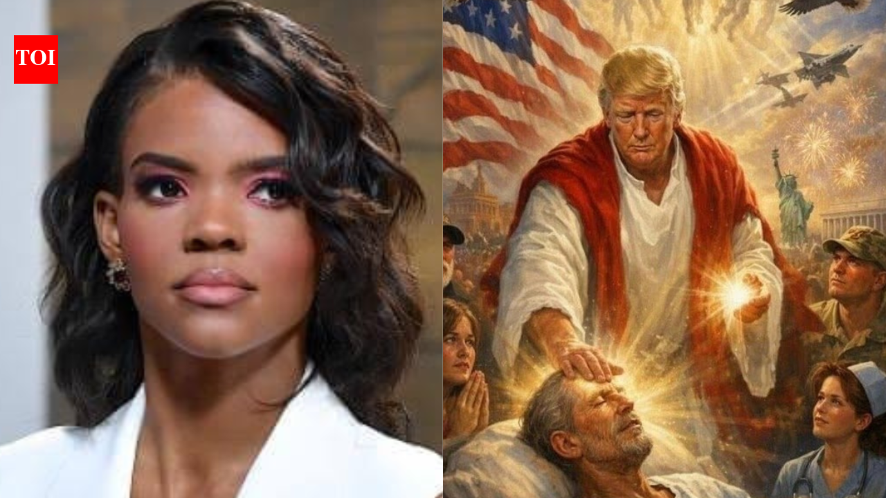 “Political prostitution”: Candace Owens slams identical posts defending President as AI Jesus image sparks backlash