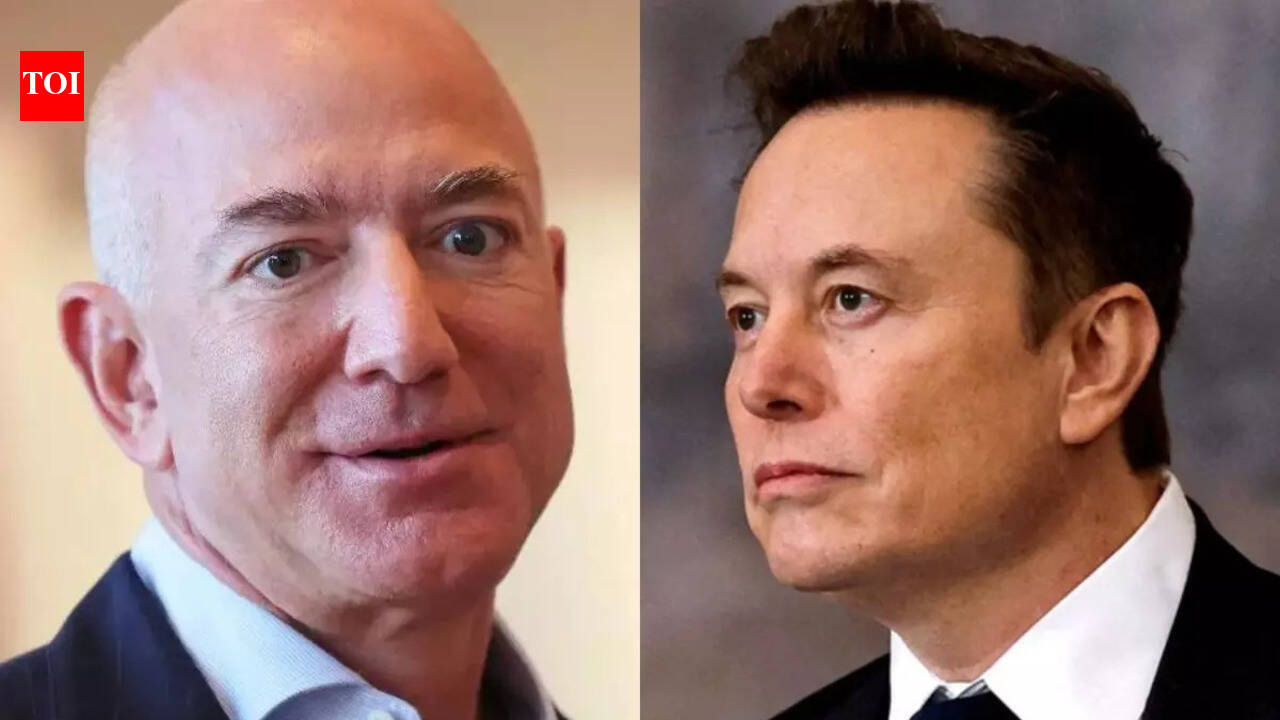 While Amazon and SpaceX are sending complaint letters about each other to FCC, Elon Musk compliments Jeff Bezos' photograph of Blue Origin rocket; says …