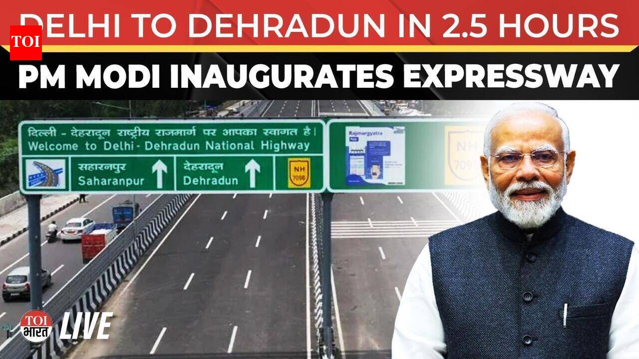Delhi-Dehradun Expressway Inauguration Live: 213 km in 2.5 hours; PM Modi launches corridor today