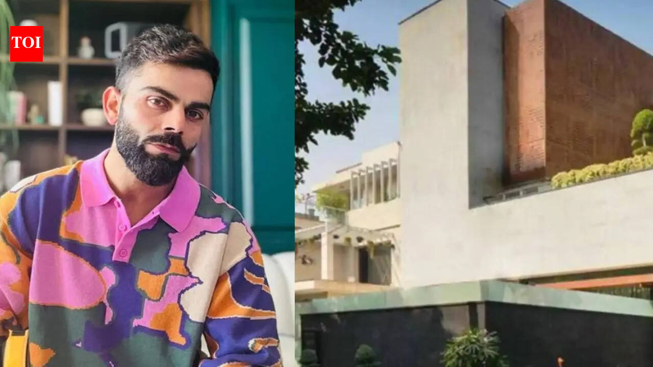 विराट कोहली की ₹80 करोड़ की गुड़गांव हवेली के अंदर कदम रखें जहां एक अनोखा लटकता हुआ स्विमिंग पूल सबका ध्यान खींच लेता है