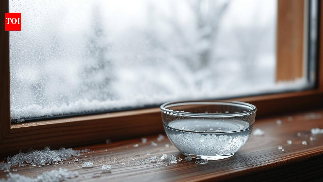 The windowsill secret: How a bowl of salt can stop winter window fogging