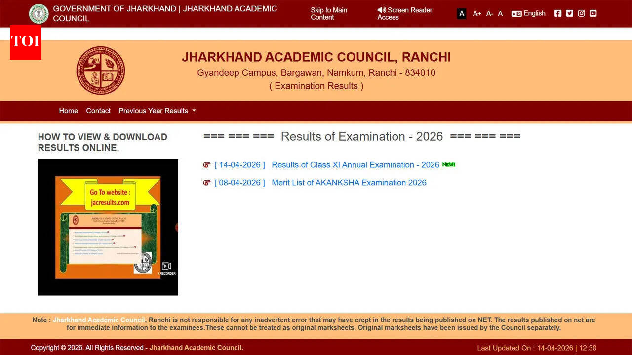 Jharkhand JAC Class XI results 2026 out at jacresults.com; over 99% pass, check direct link here