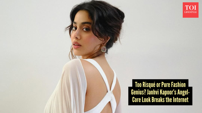 Is Janhvi Kapoor redefining angel-core or breaking it? Her latest criss-cross edgy gown sparks buzz