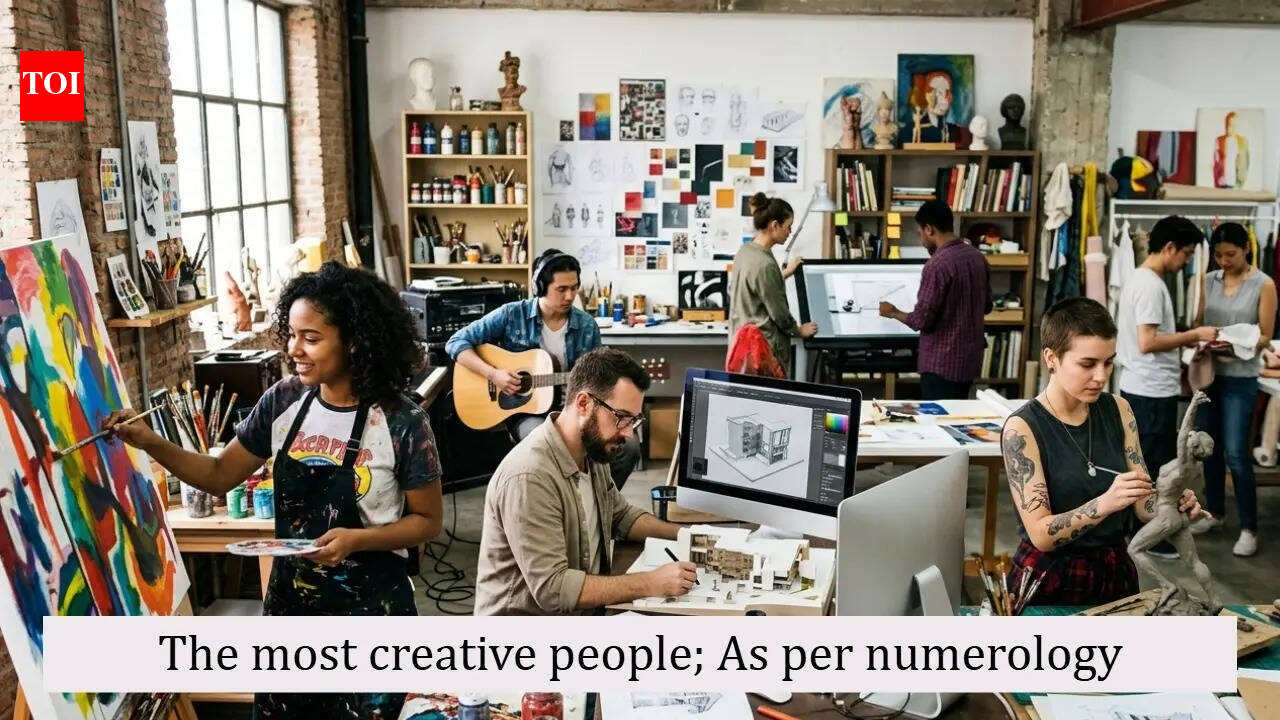 The most creative people; As per numerology