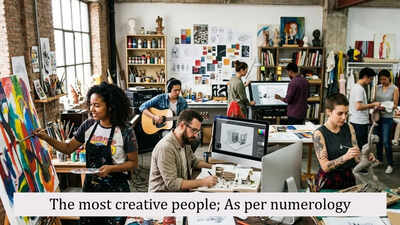 The most creative people; As per numerology