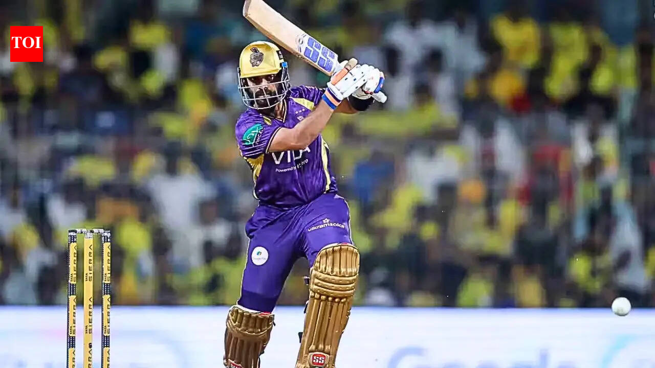 CSK vs KKR Live: All eyes on Rahane after KKR lose openers in 193 chase