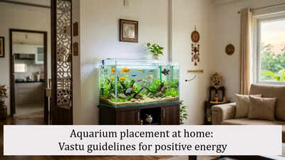Aquarium placement at home: Vastu guidelines for positive energy