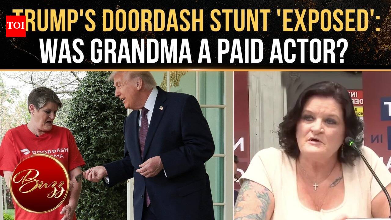 “DoorDash Grandma” EXPOSED? Internet Claims Trump’s White House Delivery Was Staged