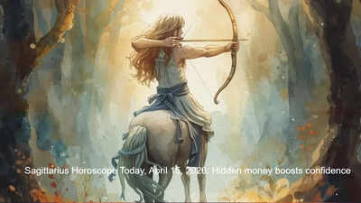 Sagittarius Horoscope Today, April 15, 2026: Hidden money boosts confidence