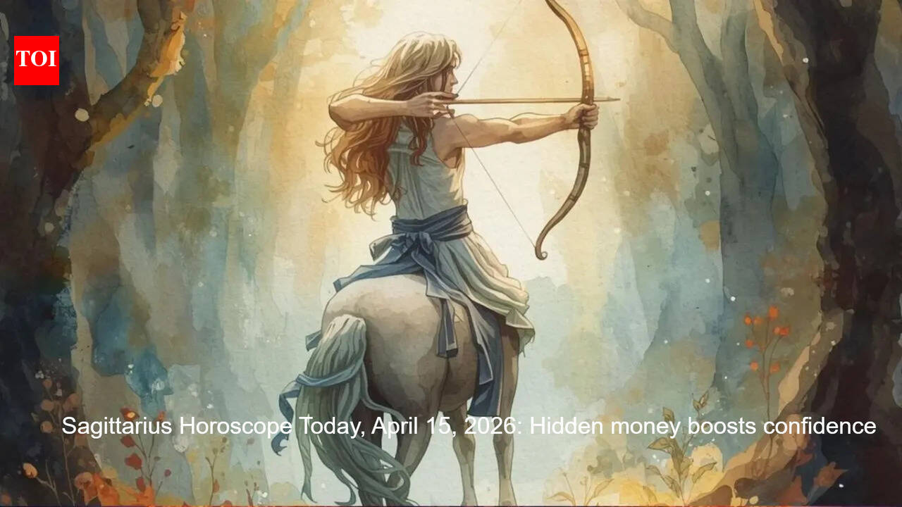 Sagittarius Horoscope Today, April 15, 2026: Hidden money boosts confidence